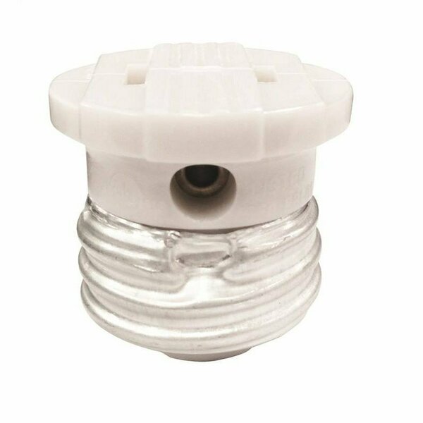 Eaton Wiring Devices Sckt Adapt Outlet Wht 758W-BOX